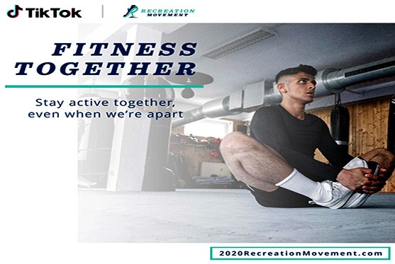 Fitness together. Man stretching