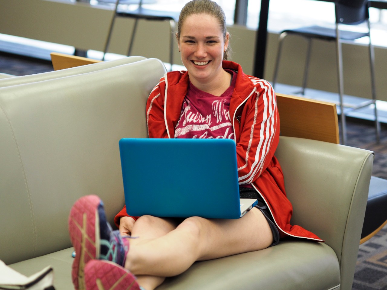 student on laptop