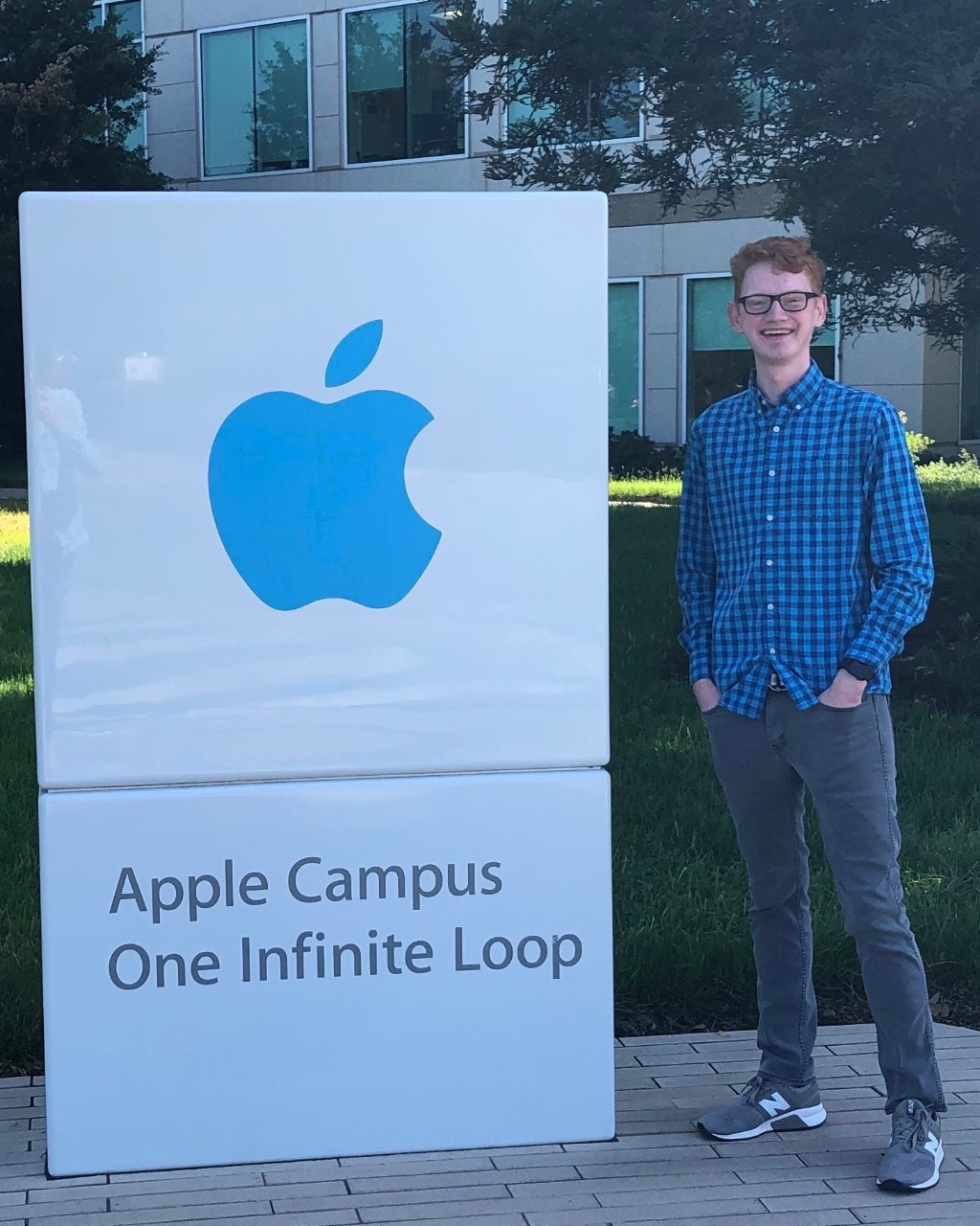 Noah Bass at Apple headquarters