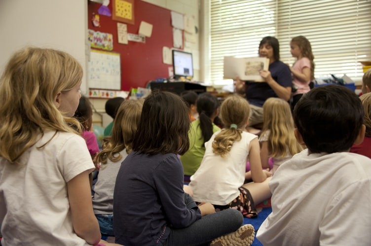 image of children in a classroom