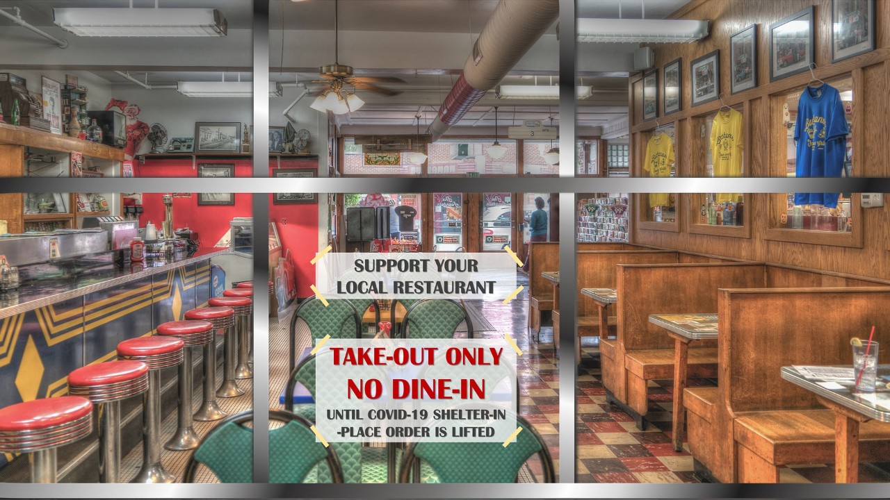 Restaurant impacted by COVID-19.