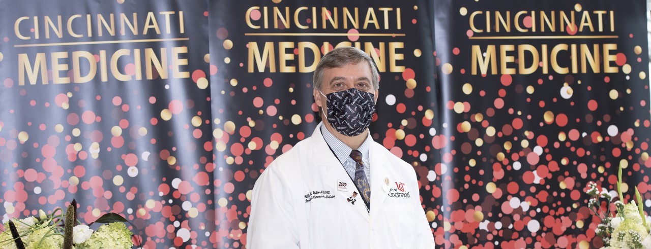 Philip Diller, MD, PhD, shown in the UC College of Medicine.