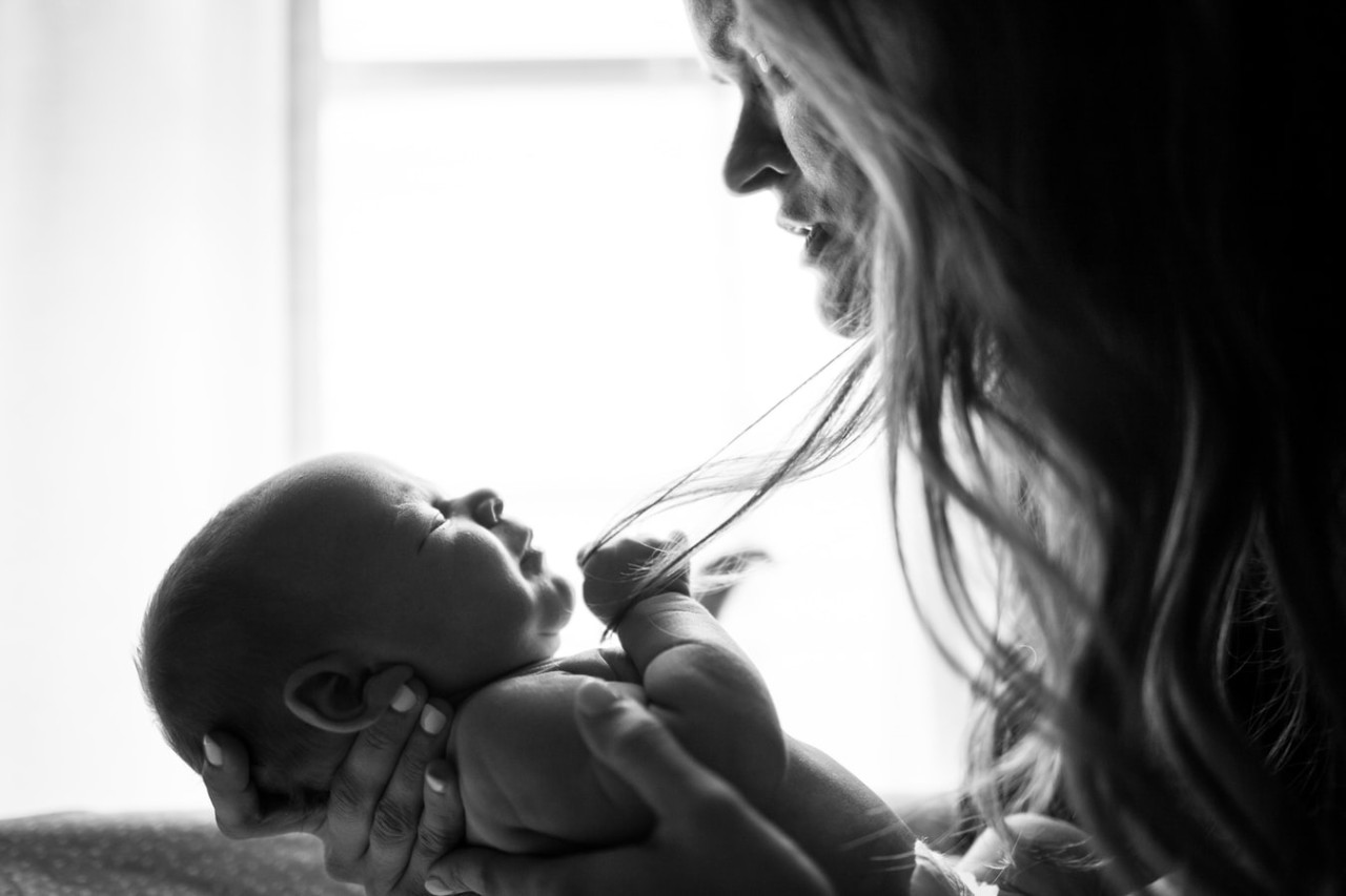 image of mom with baby