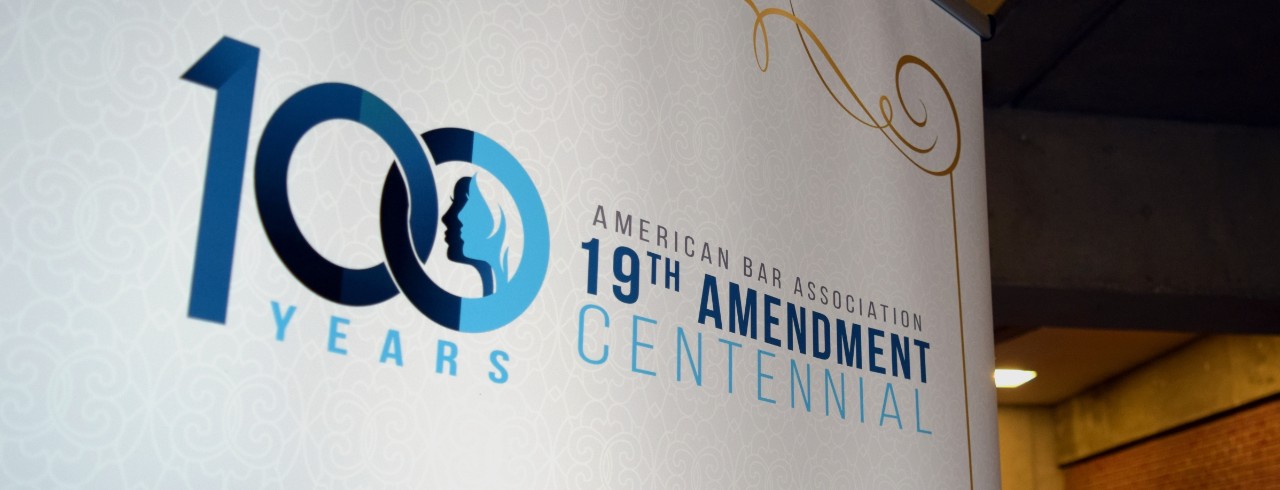 19th Amendment Centennial Banner