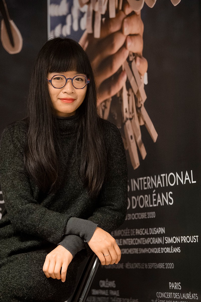 Yaoyue Huang at the International Piano Competition of Orléans. 