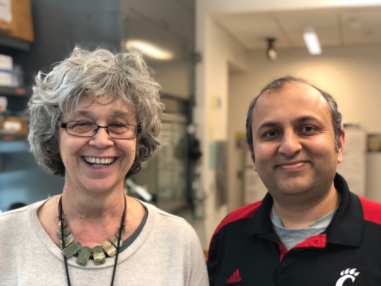 portrait of Laura Conforti and Ameet Chimote