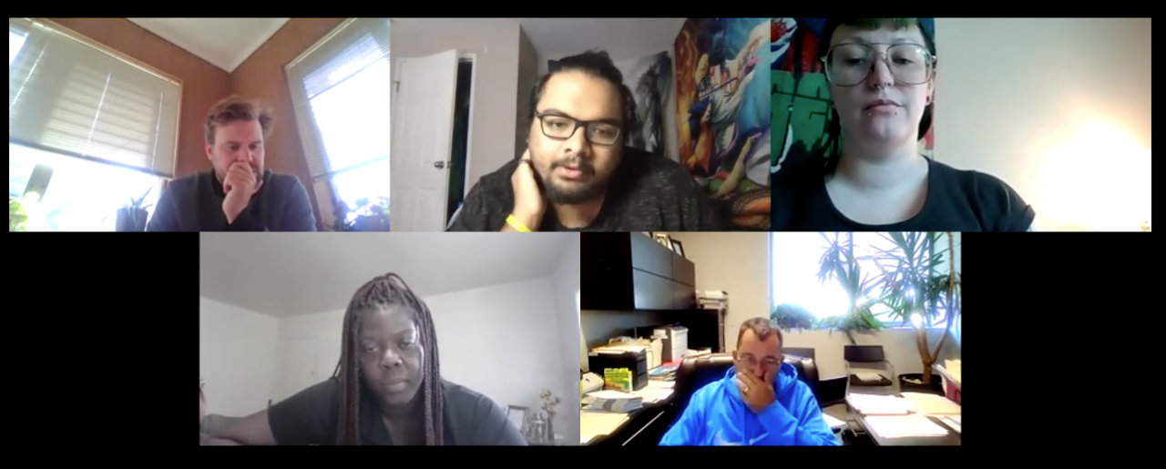 UC students conduct virtual interviews with Warren County Board of Elections directors.