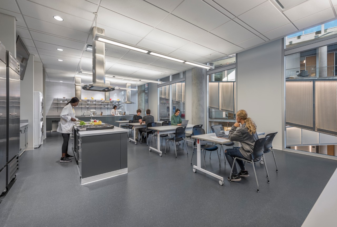 Food and Nutrition Laboratory inside the Health Sciences Building