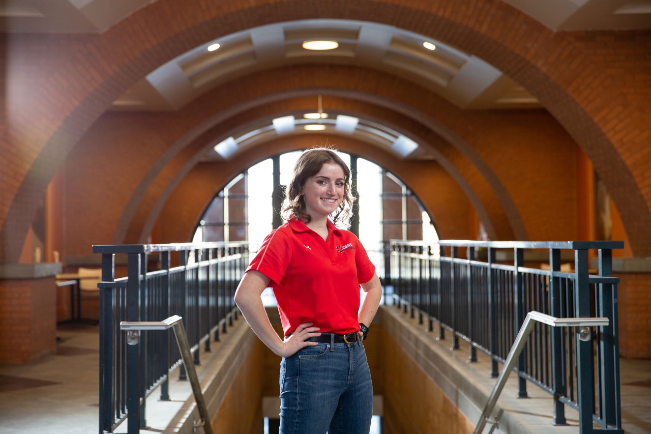 Second year Chemical Engineering student Bailey Freeland recently co-oped at AstraZeneca.