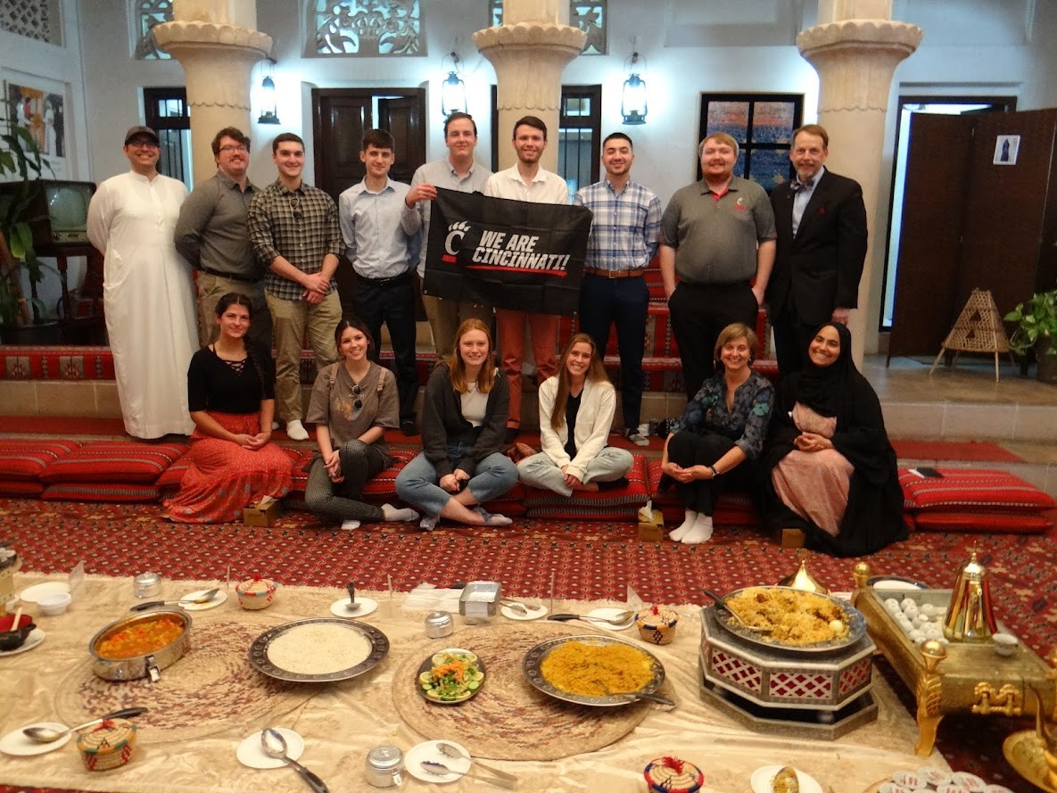 A group of people at a center for cultural understanding.