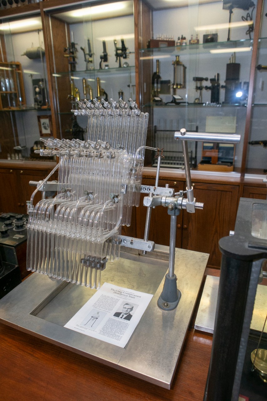 Detail shot in chemistry museum at Rieveschl. UC/Joseph Fuqua II