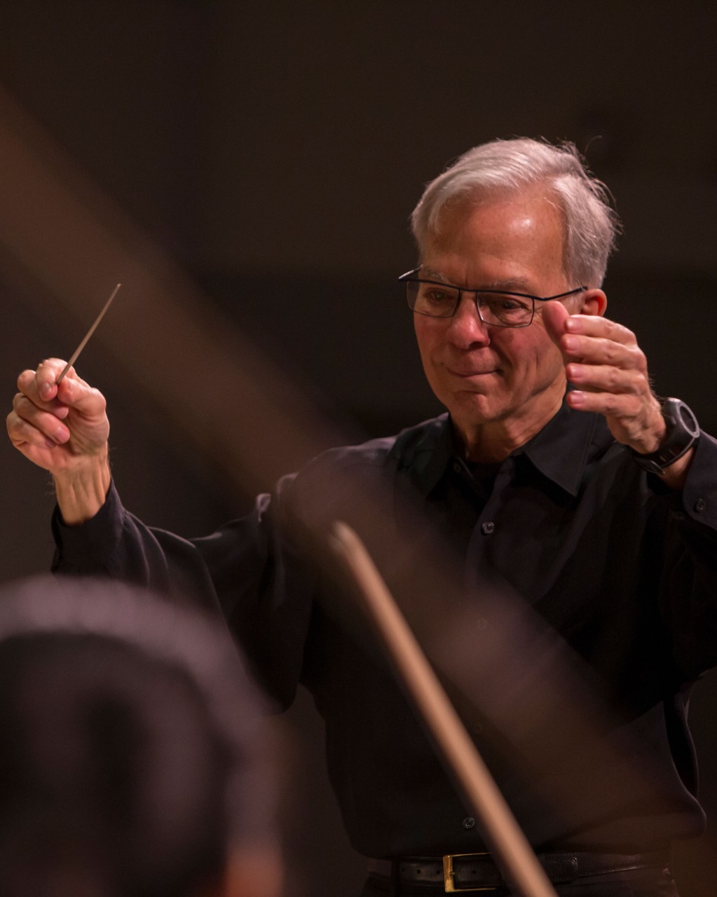 Earl Rivers conducting.