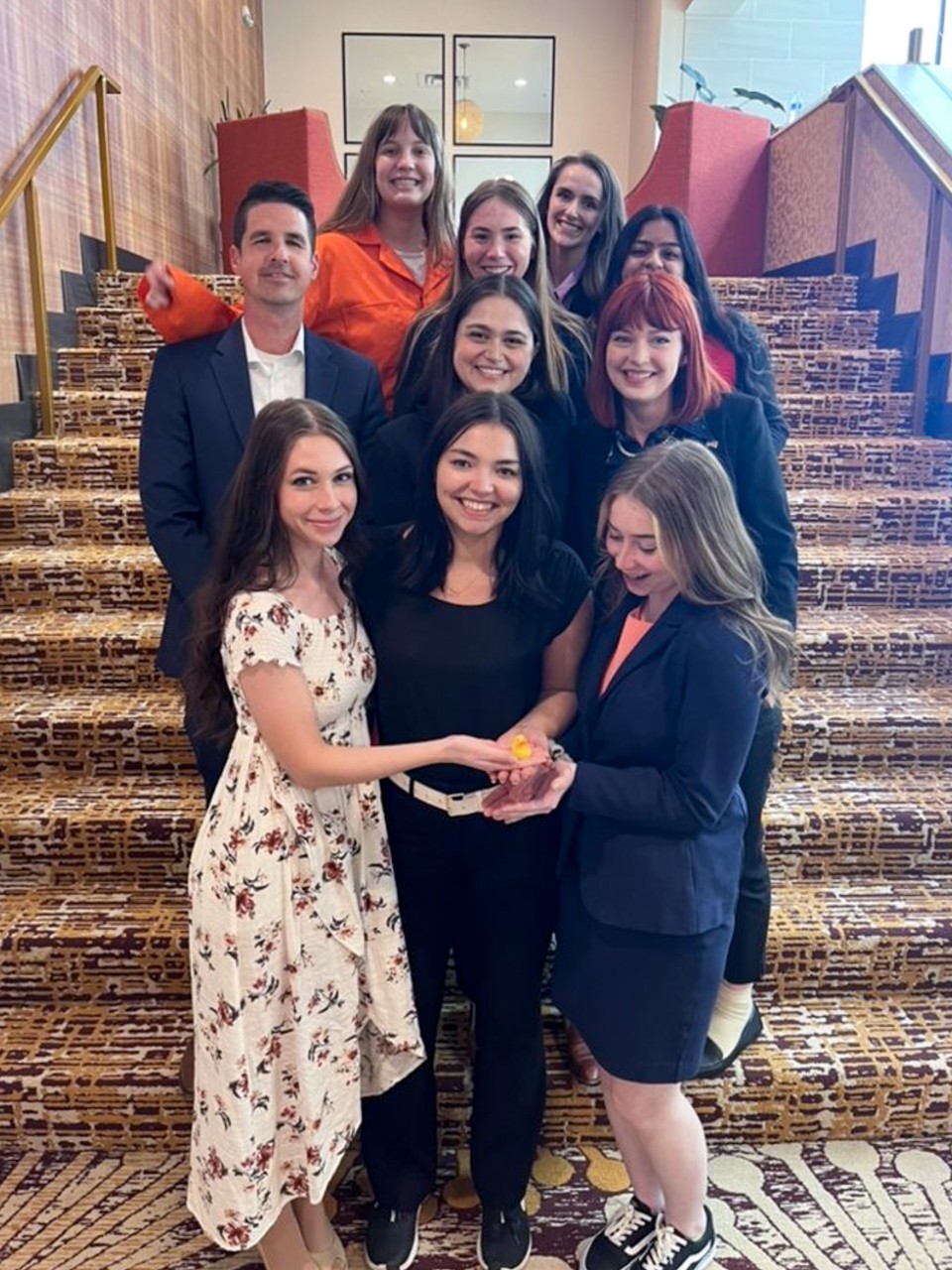 UC's mock trial team at the 2022 national championship in Lancaster, Pennsylvania.