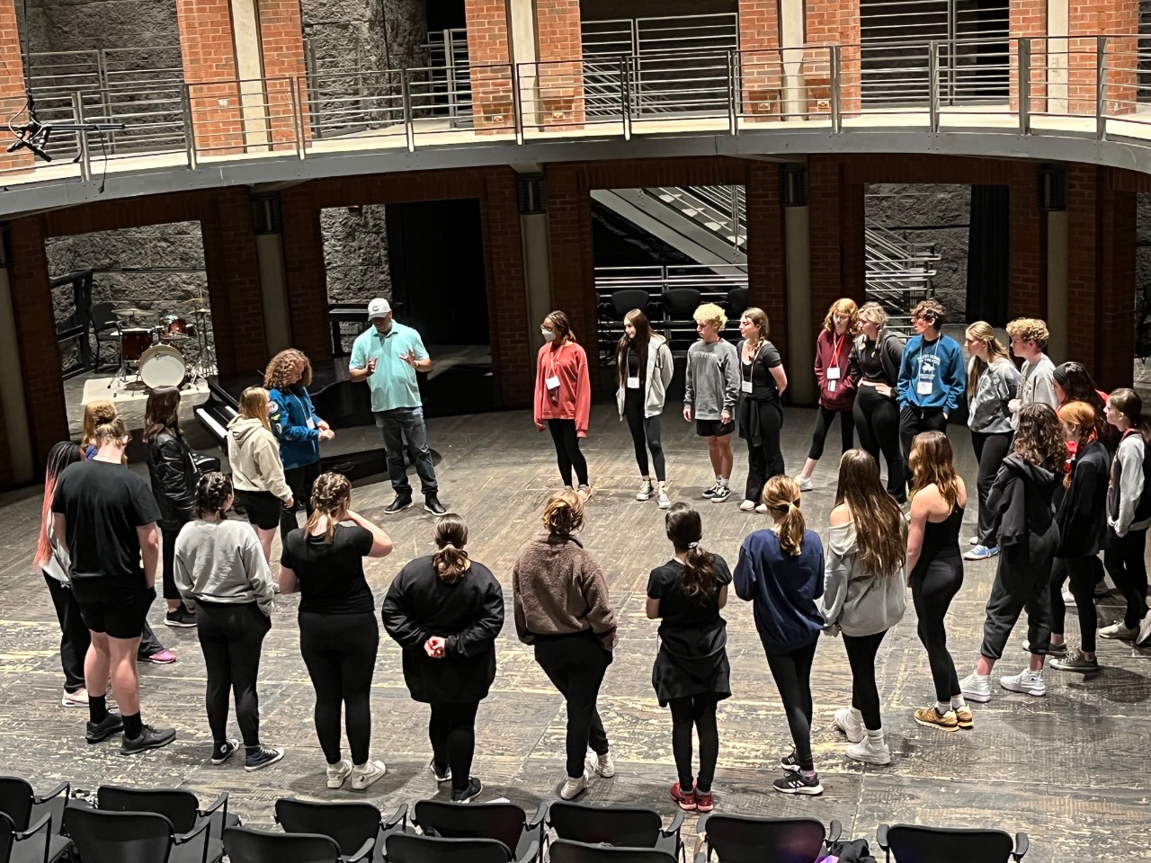 Students in the CCM Summer Musical Theatre Workshop during the special curriculum on June 20. Photo by CCM Art Administration student Patrick Koshewa.