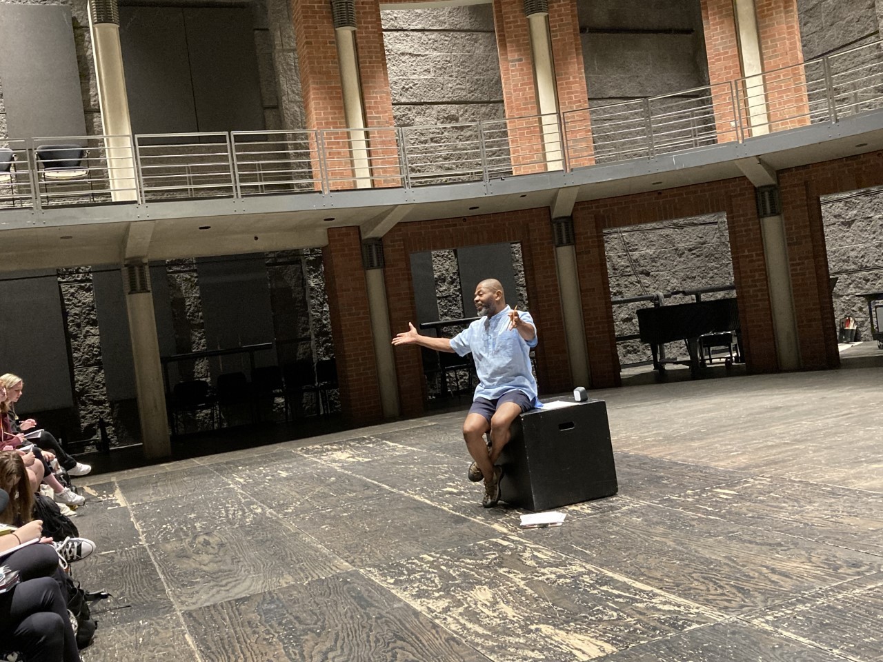 Students in the CCM Summer Musical Theatre Workshop during the special curriculum on June 20. Photo by CCM Art Administration student Patrick Koshewa.