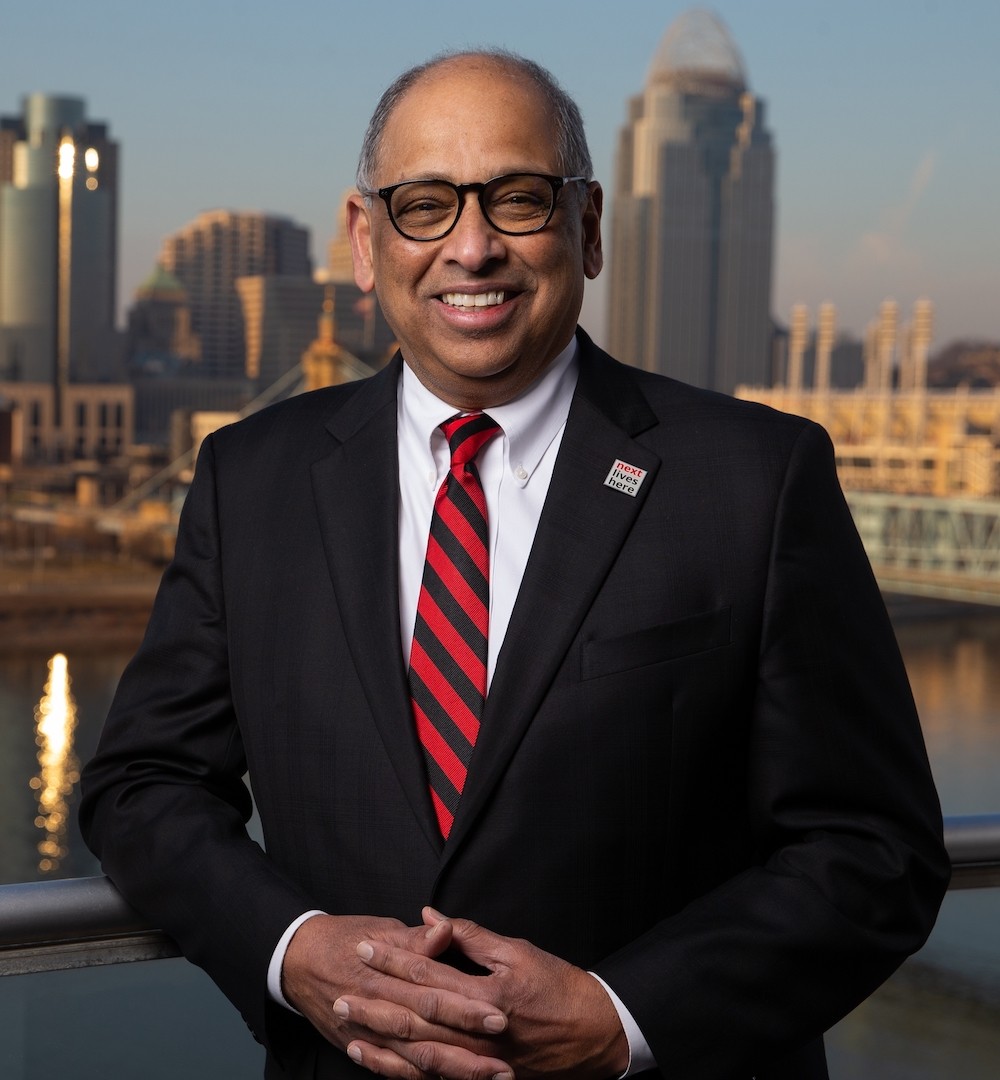 UC President Neville Pinto