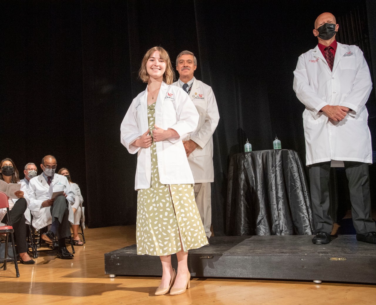 Faculty, students and families enjoyed the University of Cincinnati’s College of Medicine White Coat ceremonies at Taft Theater Friday July 22, 2022 in Downtown Cincinnati. Photos by Joseph Fuqua II