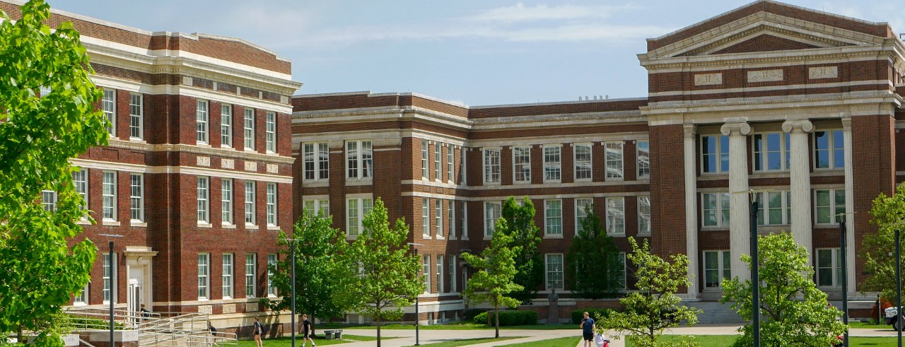 Baldwin quad at UC campus