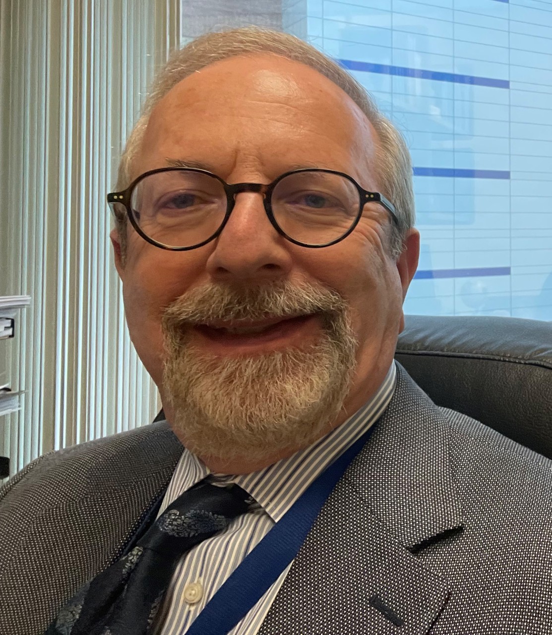 man sitting in office