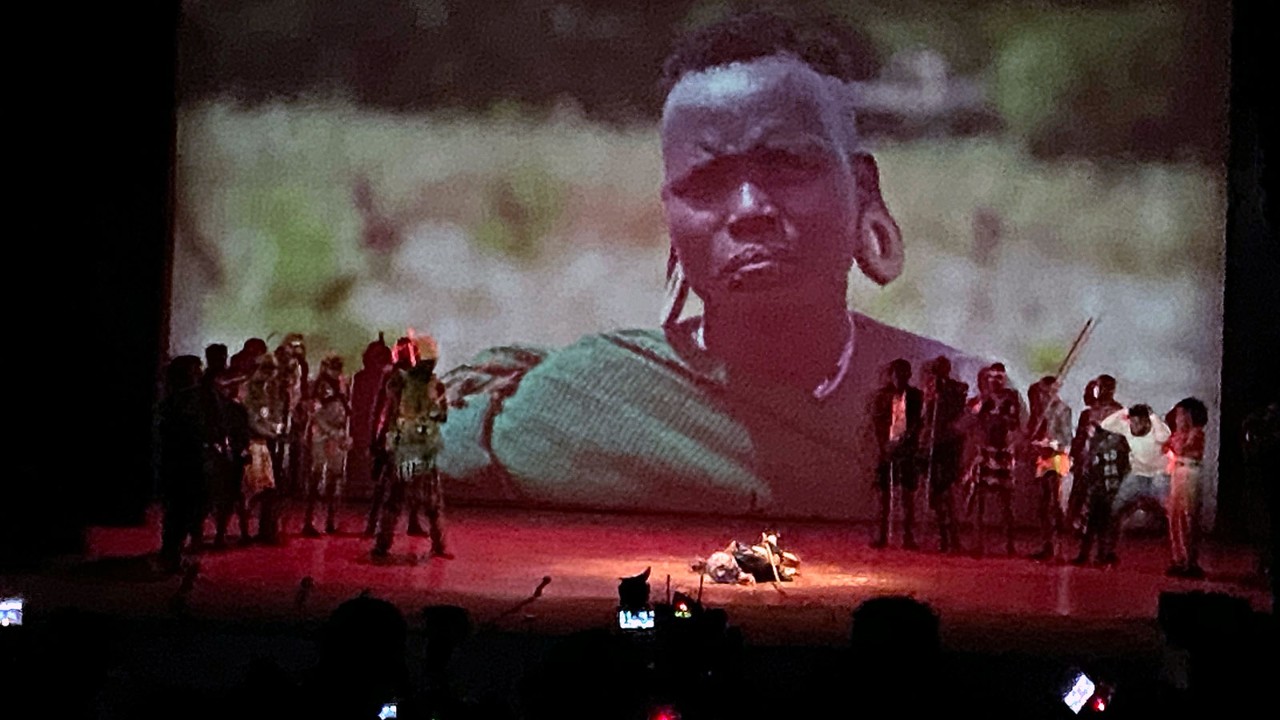 A production image from "Tiranya Ko Koisani" (The Mediator).