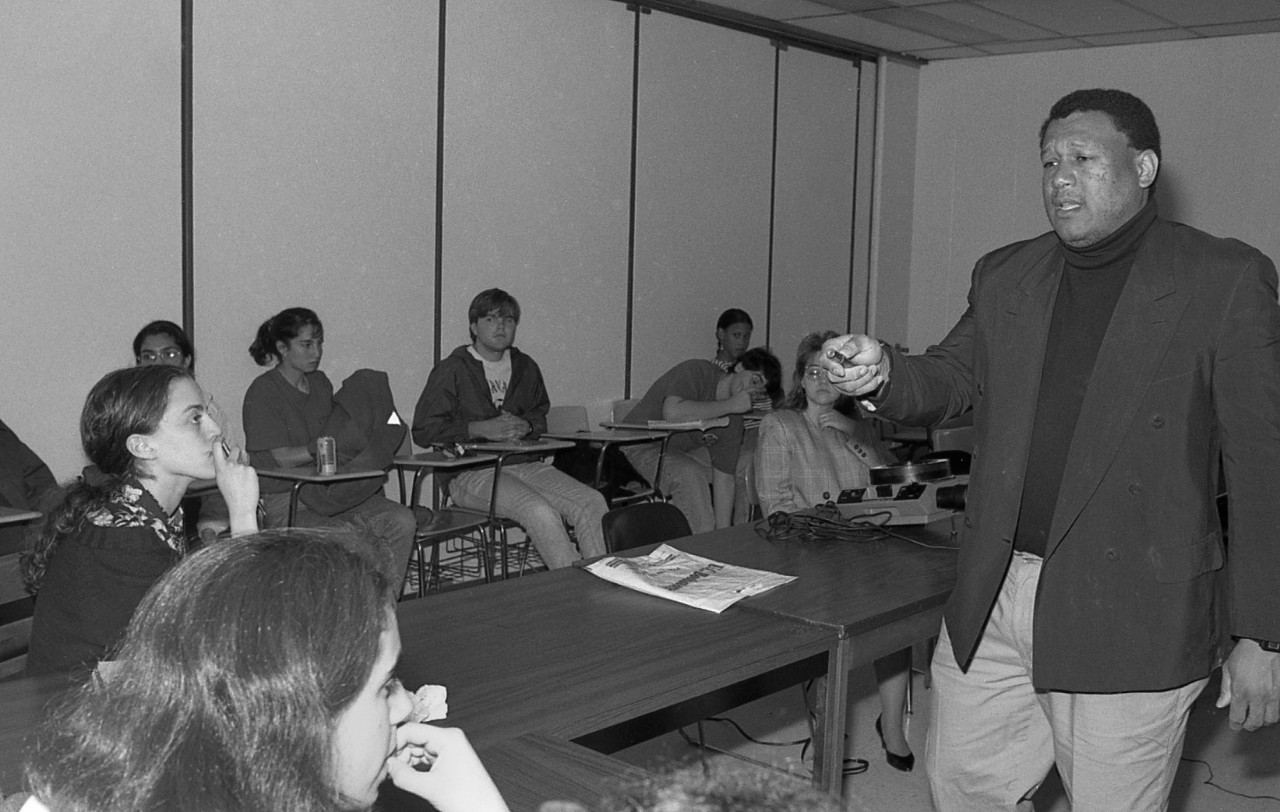 O'dell Owens leads a Saturday class with local high school students