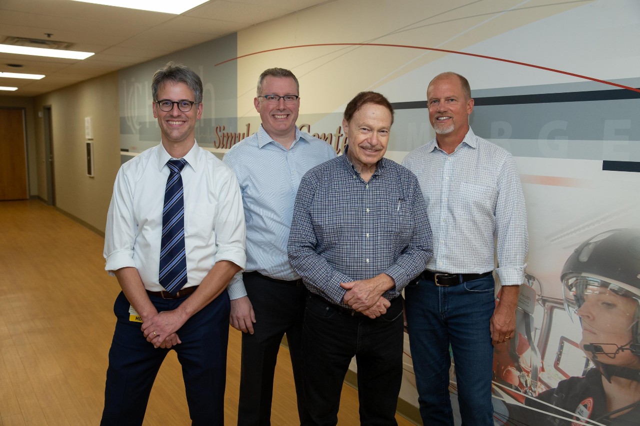 Spiritus is a Venture Lab startup founded by three UC professors. They've created a volume, rate and pressure display for self-inflating breathing bags. The breathing bags are used by paramedics and doctors in emergency situations to help a person breathe. Justin Benoit, associate professor, Department of Emergency Medicine;Jason McMullan, associate professor of clinical emergency medicine;Ephraim Gutmark, distinguished professor of aerospace engineering;Paul Bruggeman, entrepreneur in residence