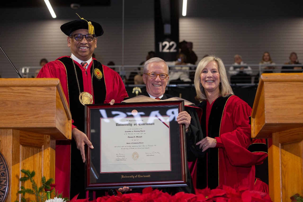 The University of Cincinnati celebrates its Fall 2022 Commencement Ceremony.