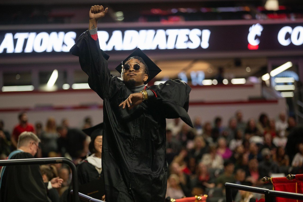 The University of Cincinnati celebrates its Fall 2022 Commencement Ceremony.