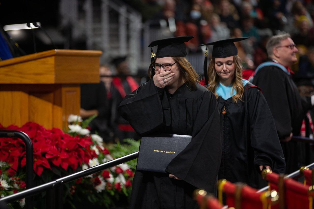 The University of Cincinnati celebrates its Fall 2022 Commencement Ceremony.