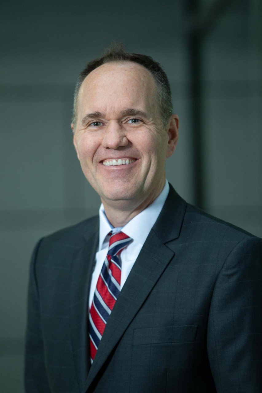 Lindner College of Business faculty members Kevin Hardy, Elaine Hollensbe, and Laurens Steed, photographed for a story about the Future of Work.