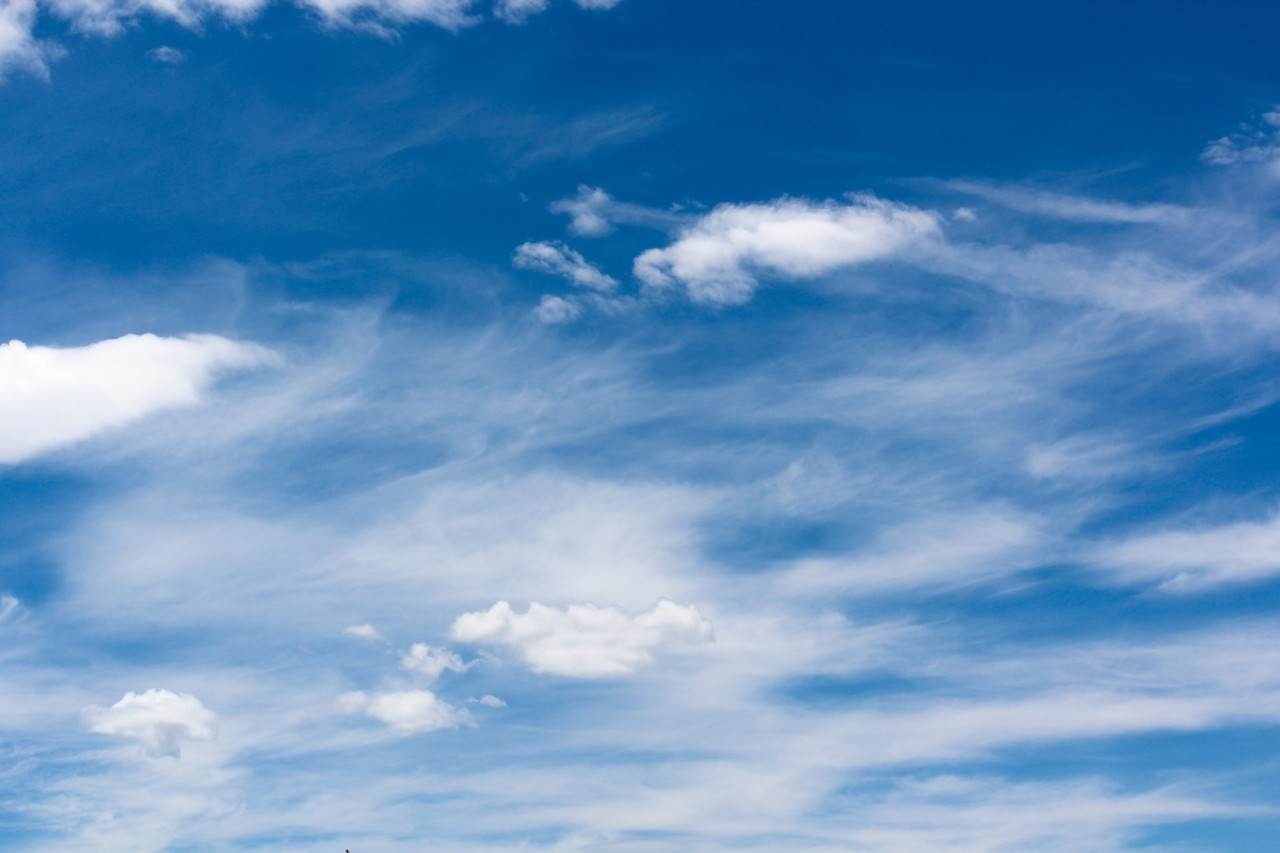 Blue sky with clouds 
