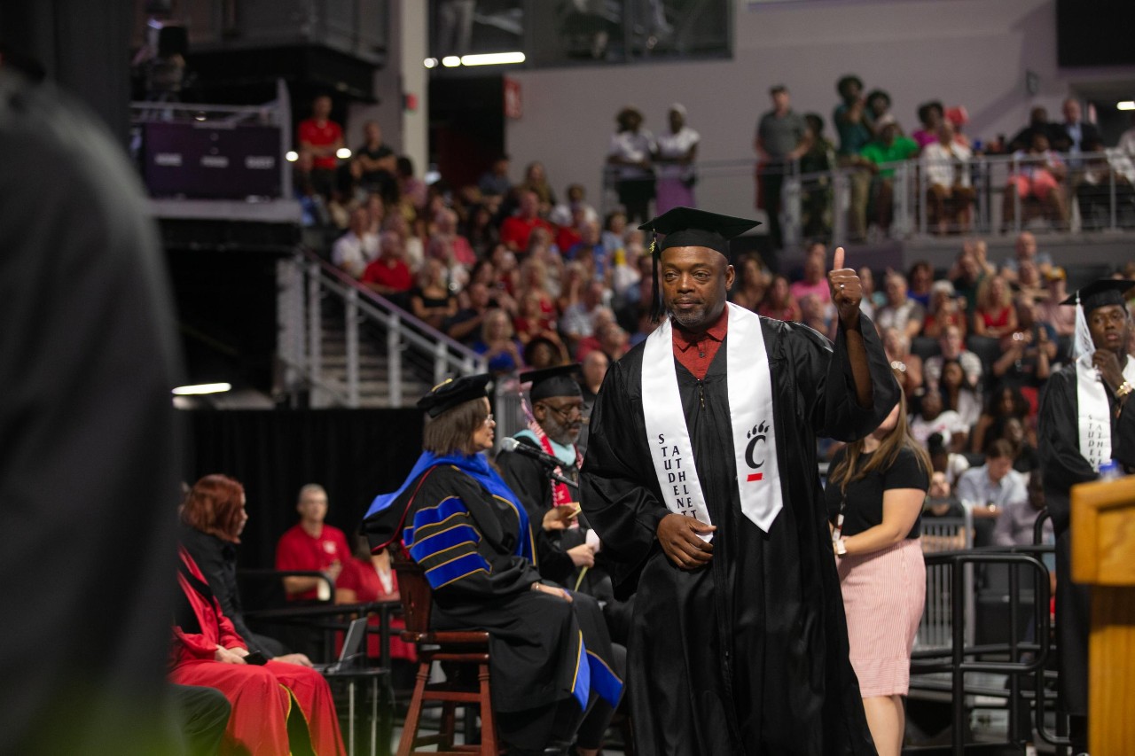 University of Cincinnati celebrates its Summer 2023 Commencement Ceremony.