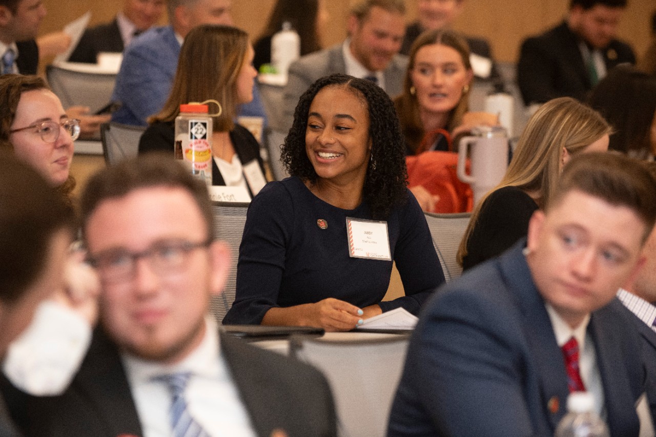 University of Cincinnati College of Law students shown here during becoming a complete professional at the College of Law building Monday August 14, 2023. Photos by Joseph Fuqua II  