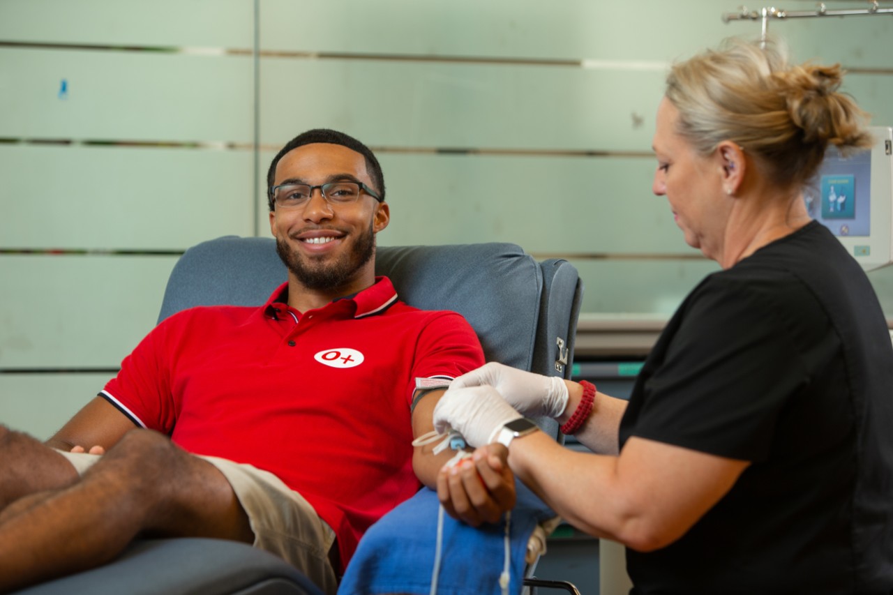 Hoxworth blood donor