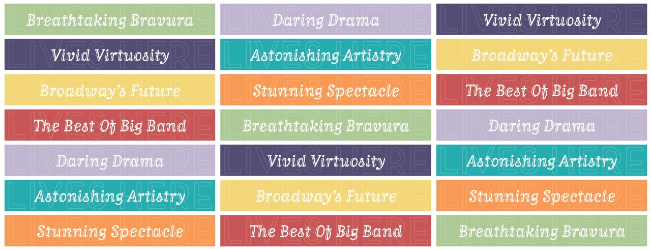 A promotional graphic for CCM's spring 2024 major events