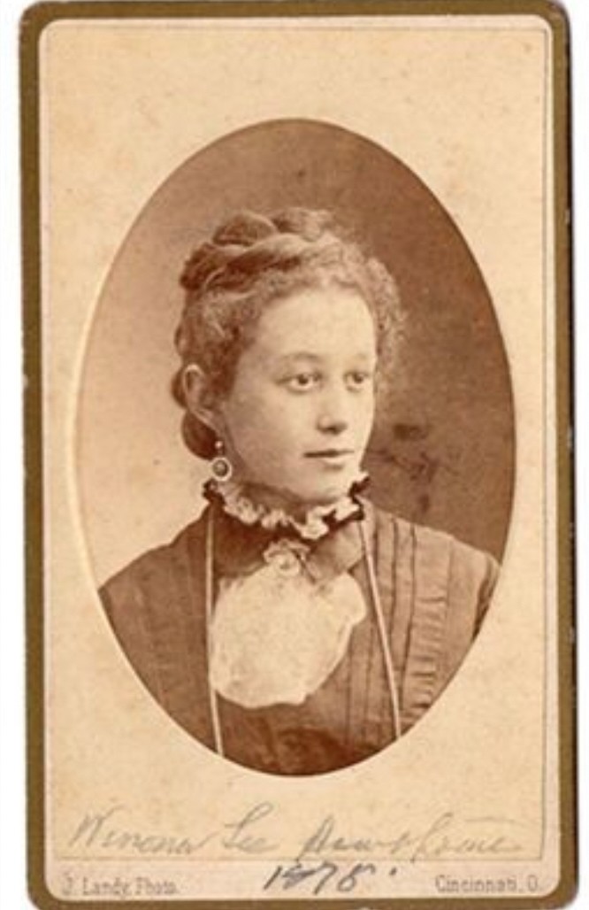 Vintage portrait photo of UC's Winona Lee Hawthorne