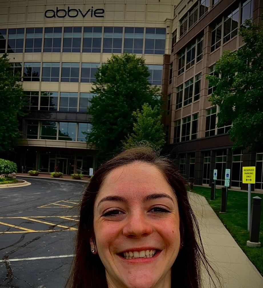 Jaclyn Bashore at AbbVie's Waco, Texas campus. 