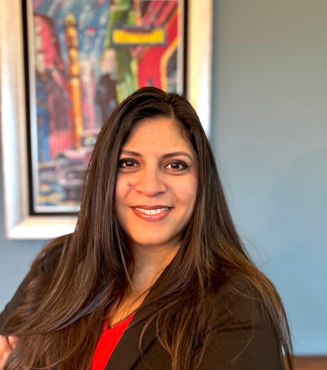 Sujata Malhotra, A&S grad and recipient of the 2024 Special Achievement Award for alumni.