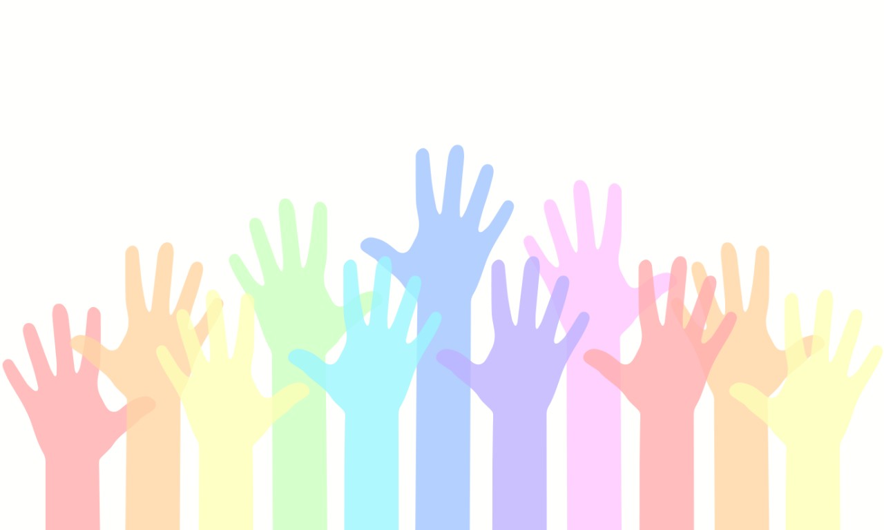 colorful hands