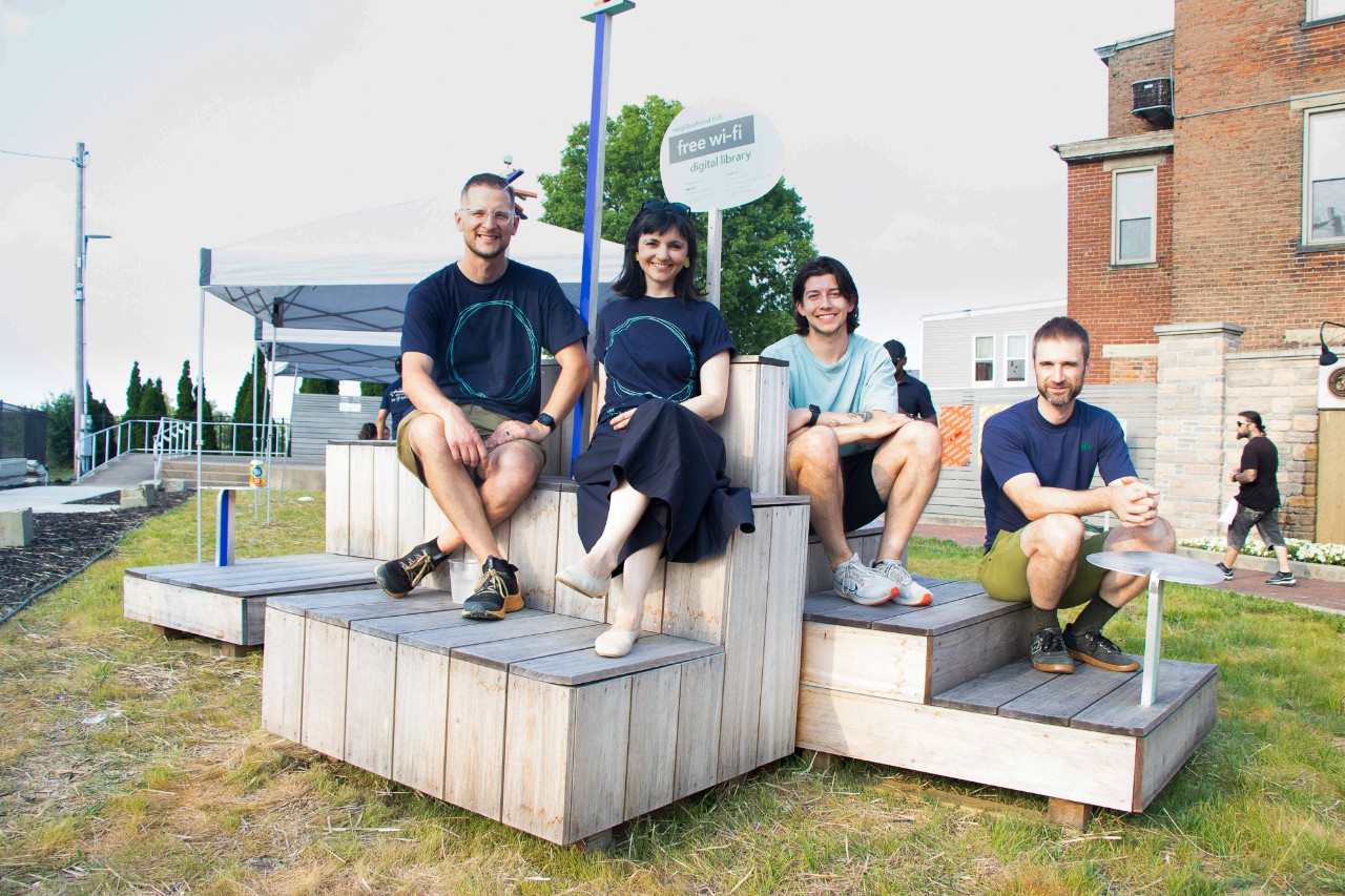 Nodes team at the St. Lawrence Park