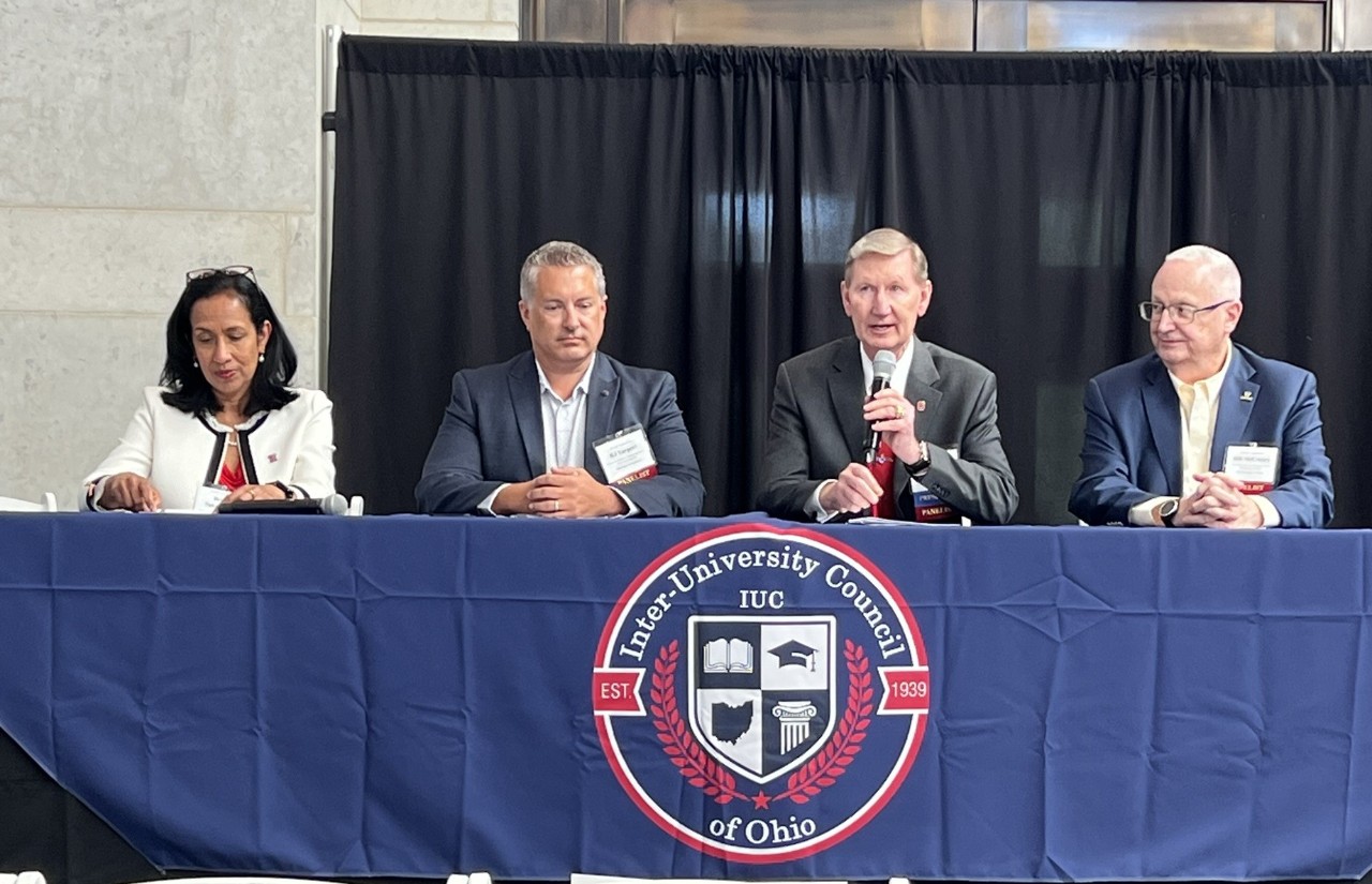 RJ Sargent, executive director of learning services, UC 1819 Innovation Hub, second from left. 