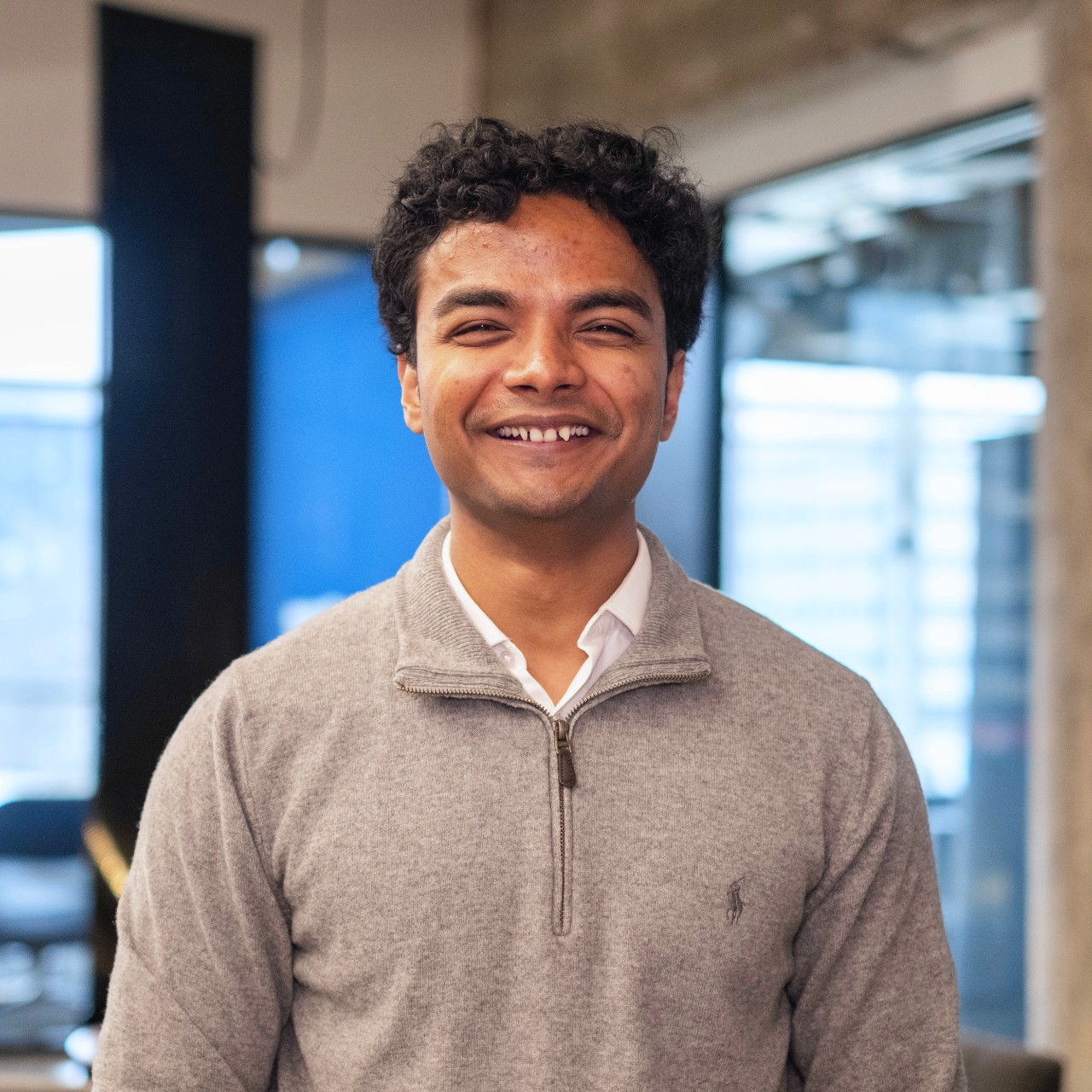 Portrait photo of UC student Akash Khanikor.