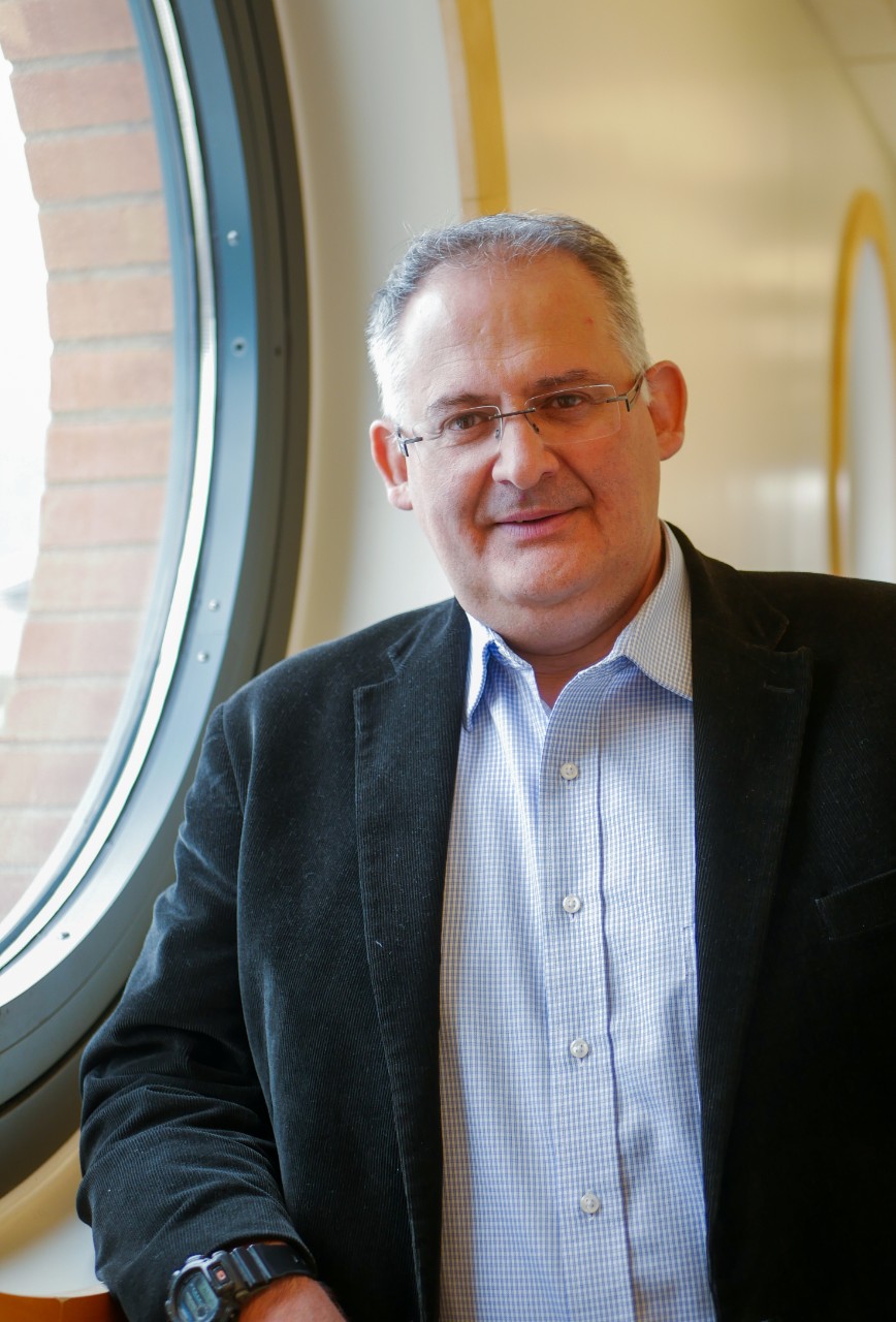 Peter Smirniotis smiles at the camera