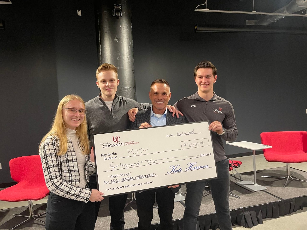 Team Motiv with Kevin Harrington from "Shark Tank"