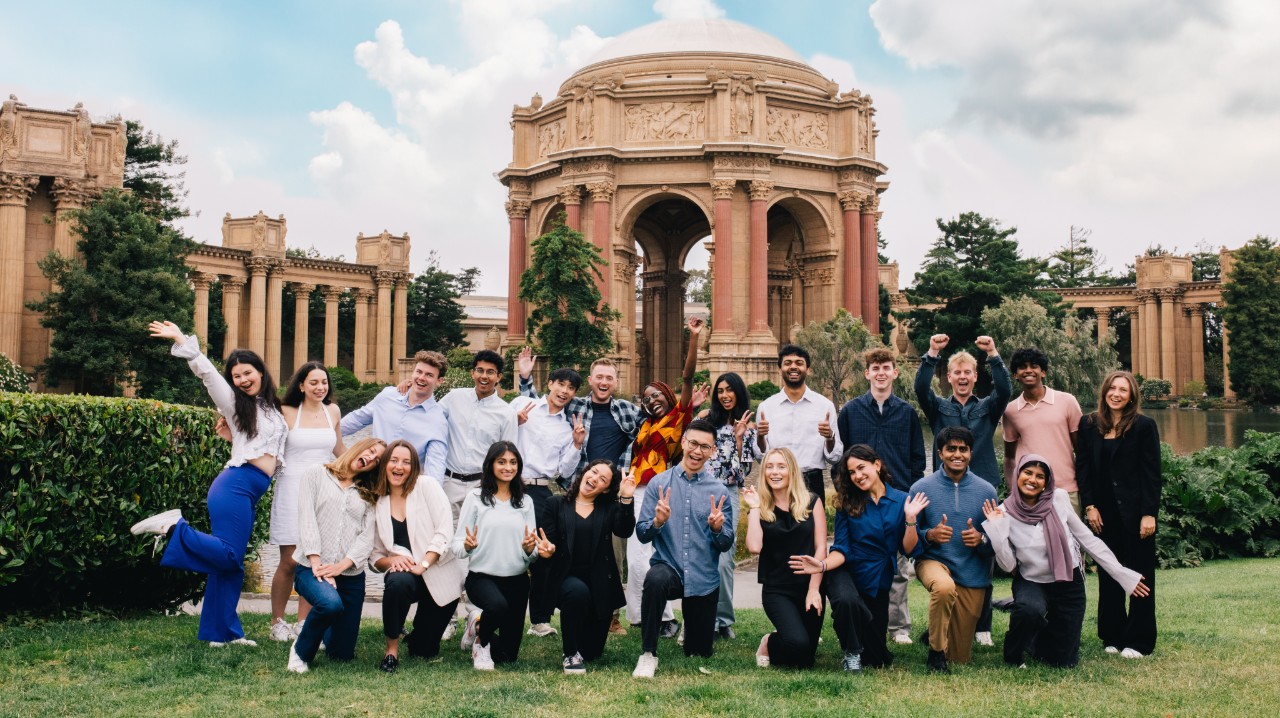 NIS student Yasmine Shaban and True Ventures Fellows