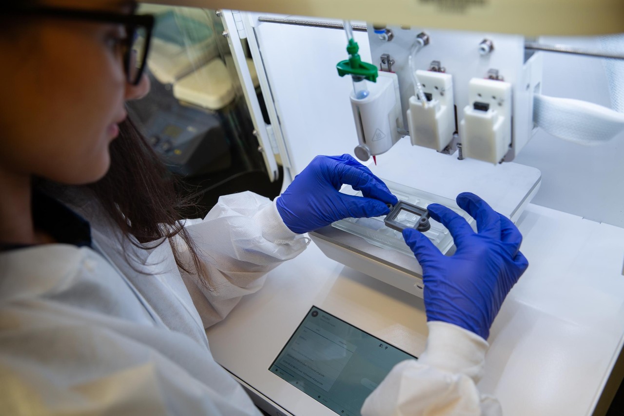 UC biomedical engineer Riccardo Barrile and his students have developed a 3D-printed blood vessel to test new drugs for brain tumors.