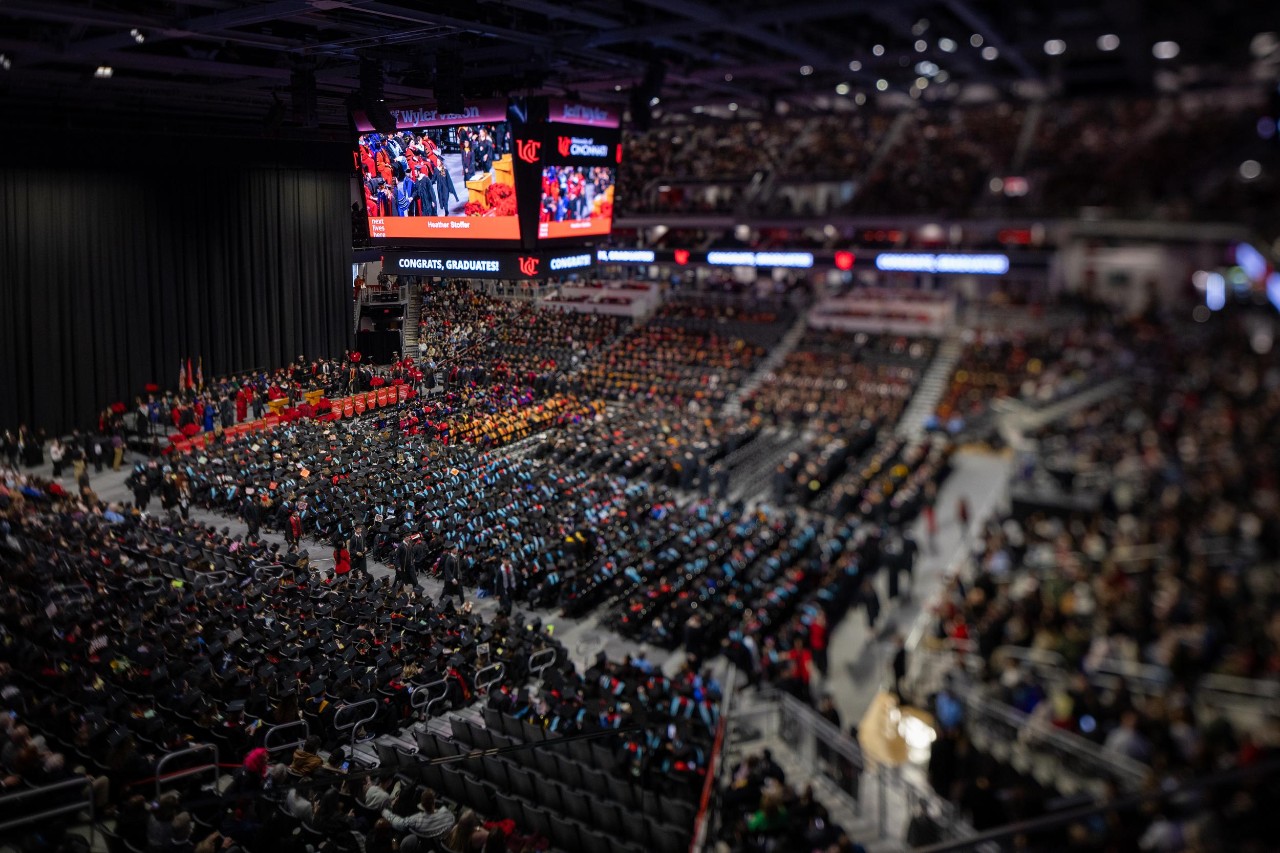 University of Cincinnati celebrates its December 2024 Commencement.