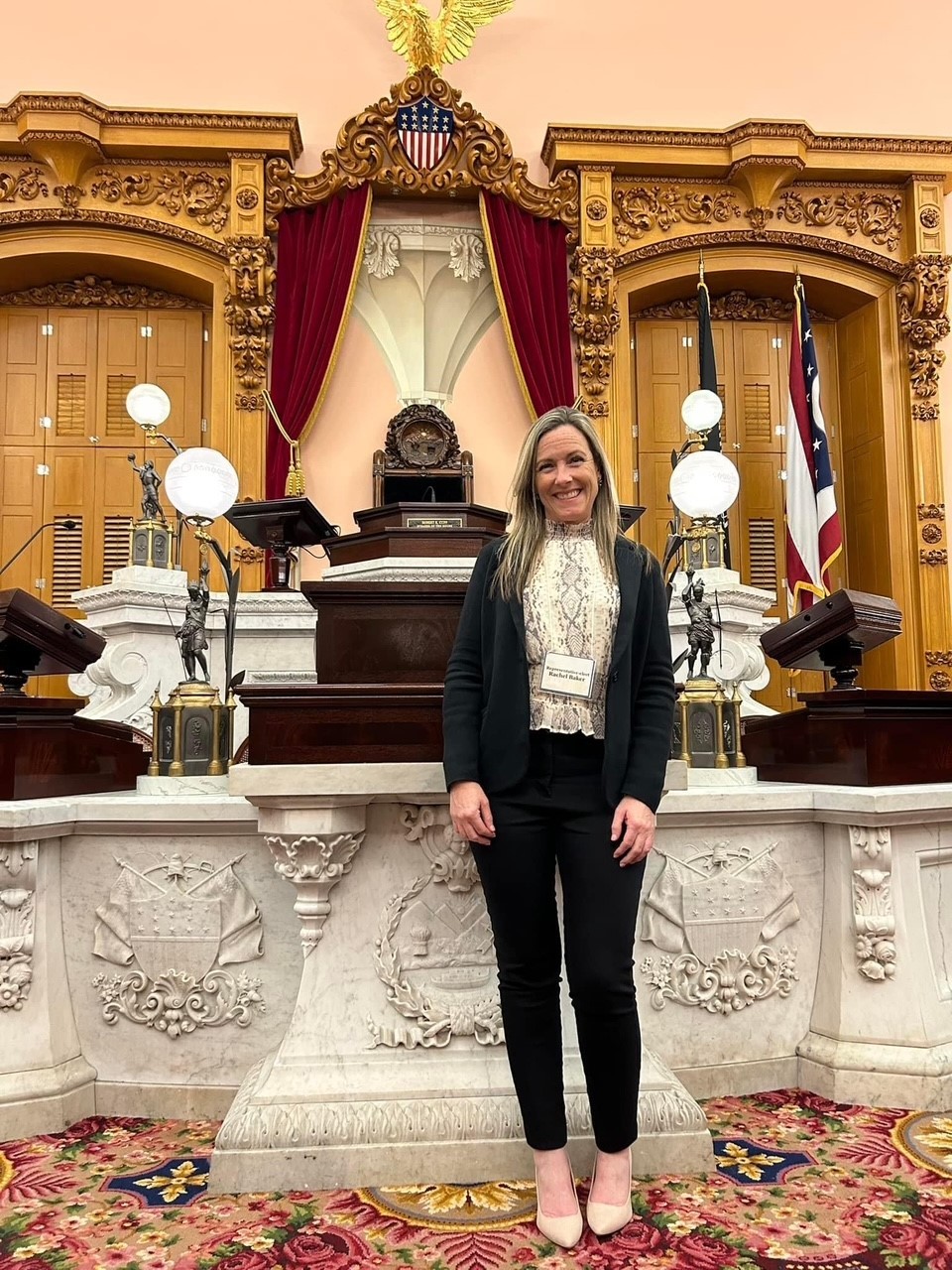 Rachel Baker at the Ohio House of Representatives