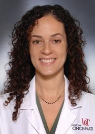 Iris Davis  Neurology  with UC lab coat