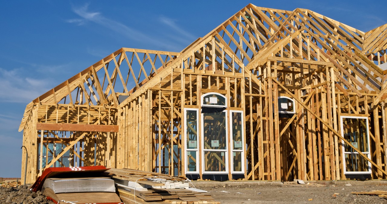 New home construction.